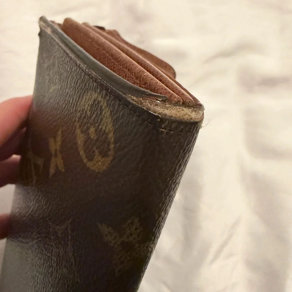 Louis Vuitton authentic vintage monogram envelope wallet clutch LV